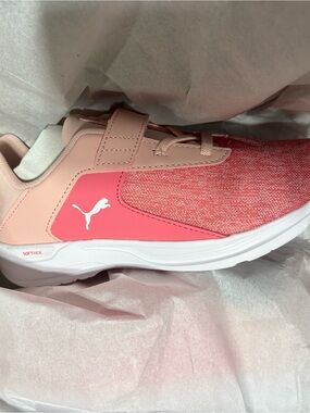 Puma girls Pink Performance Sneaker